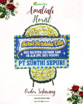 Papan Bunga Duka di Marang Kayu
